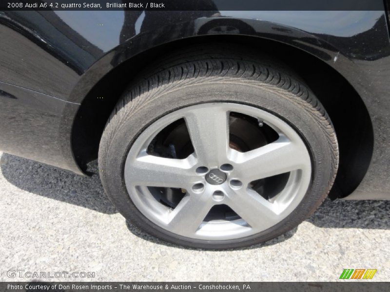 Brilliant Black / Black 2008 Audi A6 4.2 quattro Sedan