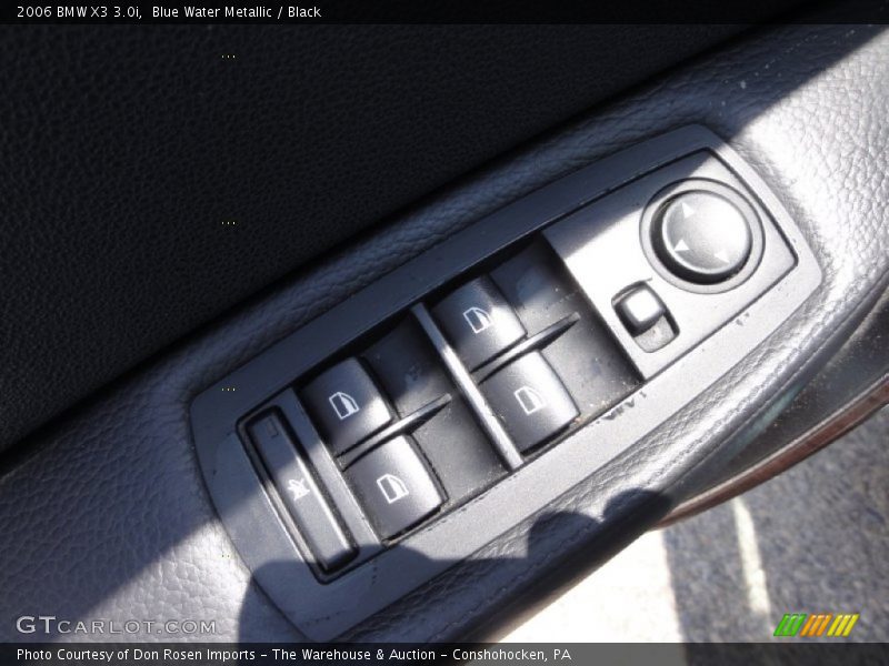 Blue Water Metallic / Black 2006 BMW X3 3.0i