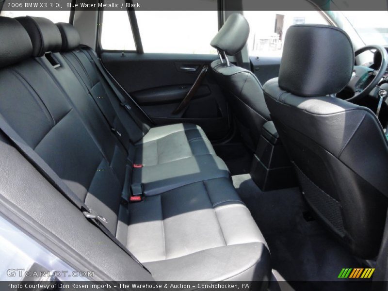 Blue Water Metallic / Black 2006 BMW X3 3.0i
