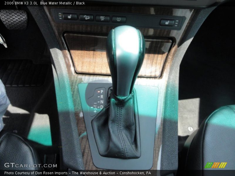 Blue Water Metallic / Black 2006 BMW X3 3.0i