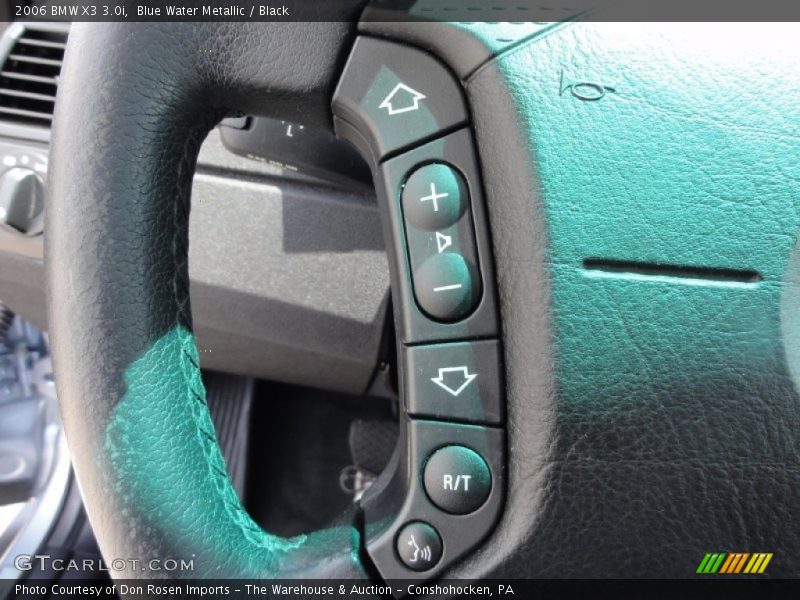Blue Water Metallic / Black 2006 BMW X3 3.0i
