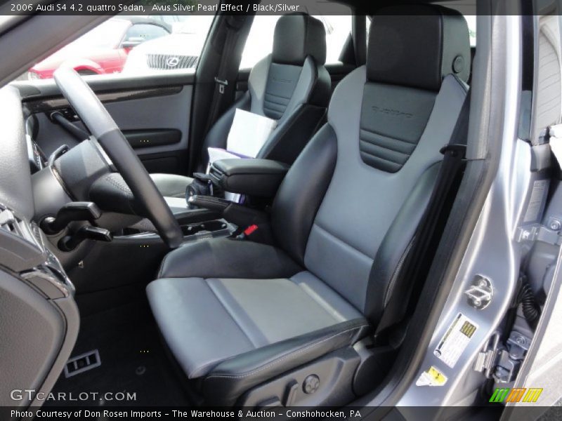 Front Seat of 2006 S4 4.2 quattro Sedan