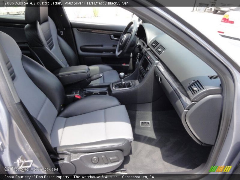 Front Seat of 2006 S4 4.2 quattro Sedan