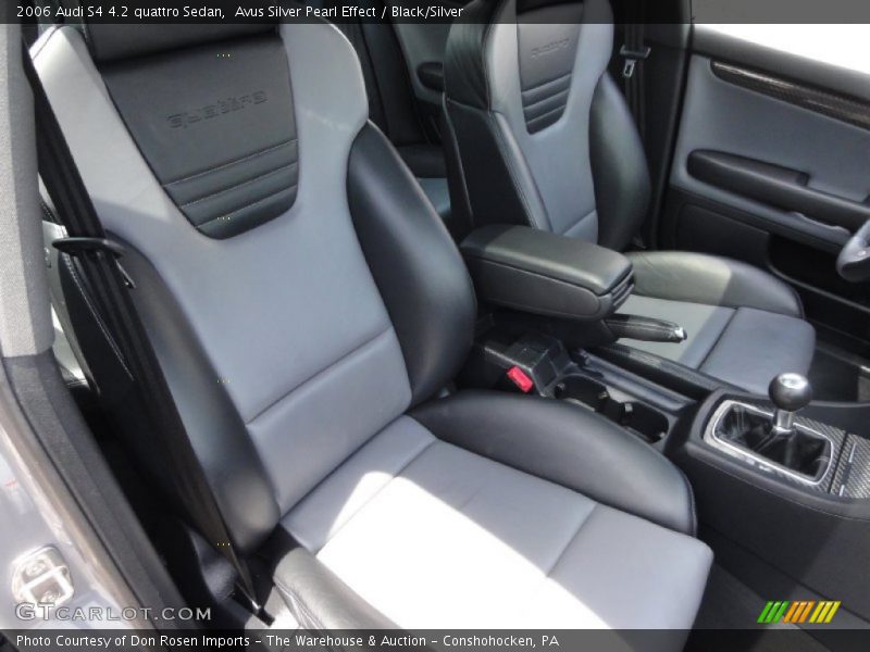 Front Seat of 2006 S4 4.2 quattro Sedan