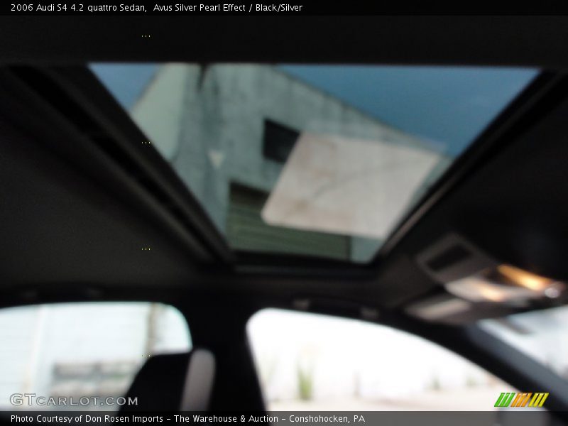 Sunroof of 2006 S4 4.2 quattro Sedan