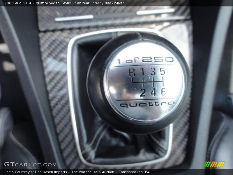  2006 S4 4.2 quattro Sedan 6 Speed Manual Shifter