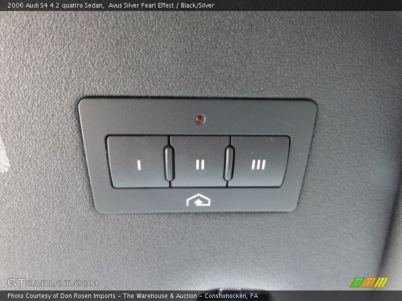 Controls of 2006 S4 4.2 quattro Sedan