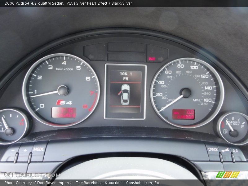  2006 S4 4.2 quattro Sedan 4.2 quattro Sedan Gauges