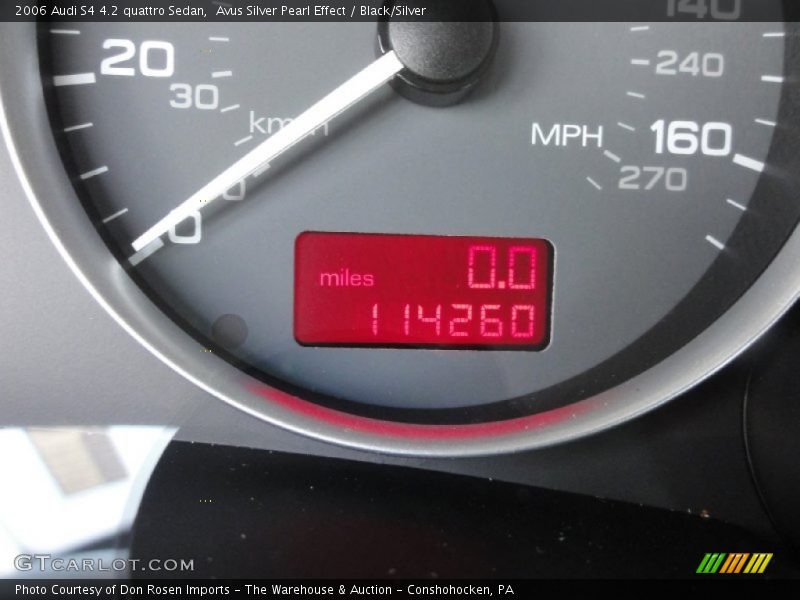 Avus Silver Pearl Effect / Black/Silver 2006 Audi S4 4.2 quattro Sedan