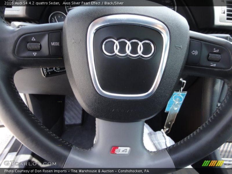 Avus Silver Pearl Effect / Black/Silver 2006 Audi S4 4.2 quattro Sedan