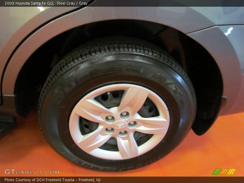 Steel Gray / Gray 2009 Hyundai Santa Fe GLS