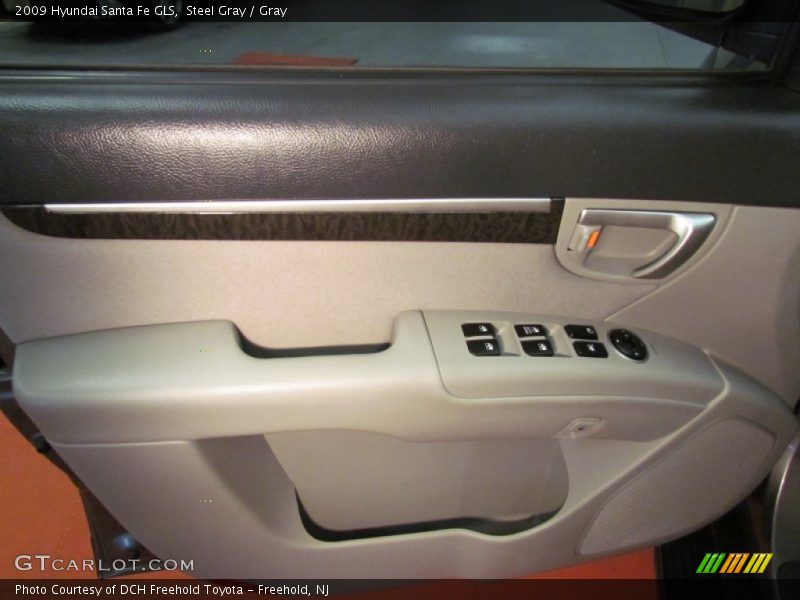 Steel Gray / Gray 2009 Hyundai Santa Fe GLS