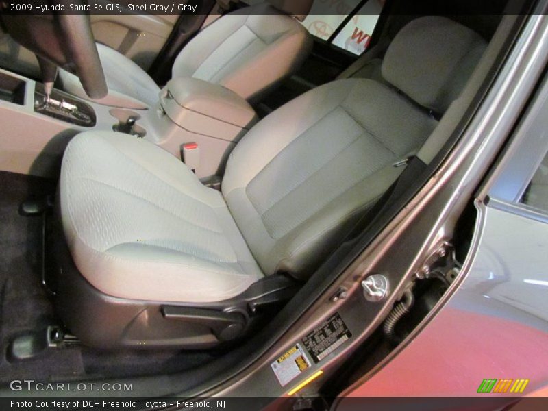 Steel Gray / Gray 2009 Hyundai Santa Fe GLS
