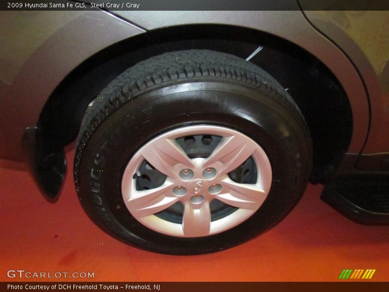 Steel Gray / Gray 2009 Hyundai Santa Fe GLS