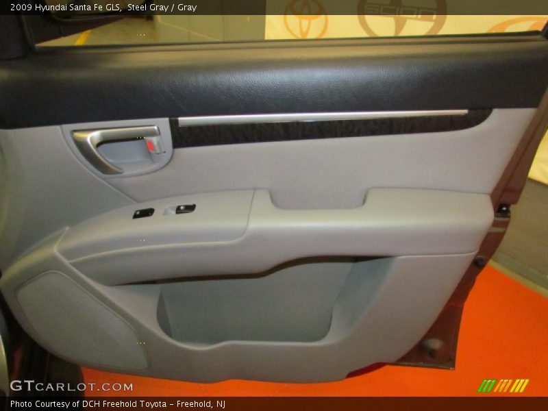 Steel Gray / Gray 2009 Hyundai Santa Fe GLS