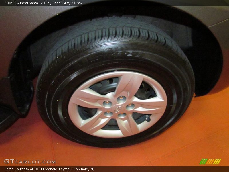 Steel Gray / Gray 2009 Hyundai Santa Fe GLS