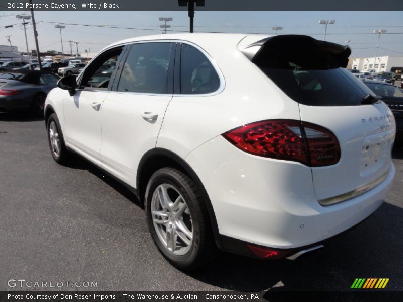 White / Black 2012 Porsche Cayenne
