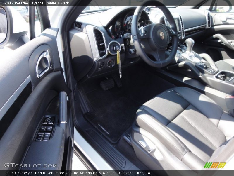 White / Black 2012 Porsche Cayenne