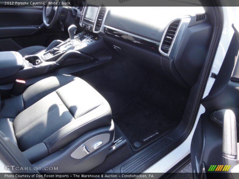 White / Black 2012 Porsche Cayenne