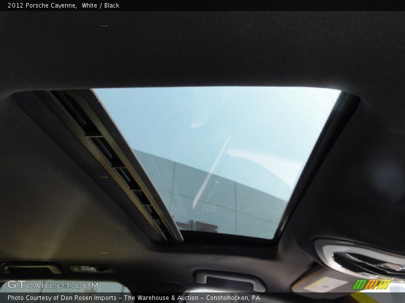 White / Black 2012 Porsche Cayenne