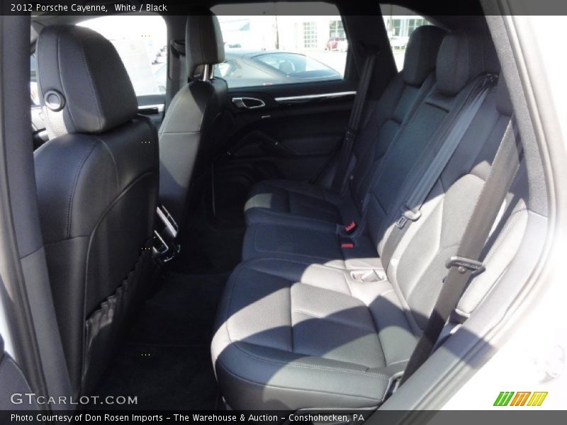 White / Black 2012 Porsche Cayenne