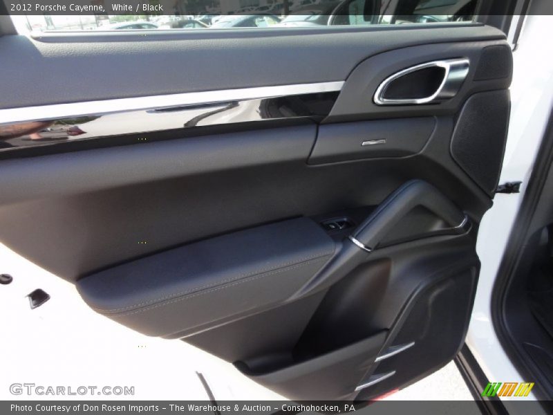White / Black 2012 Porsche Cayenne