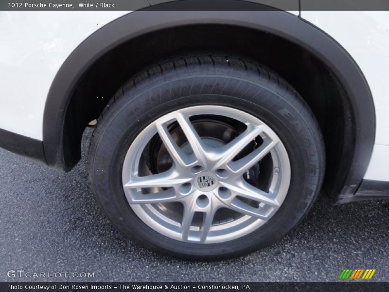 White / Black 2012 Porsche Cayenne