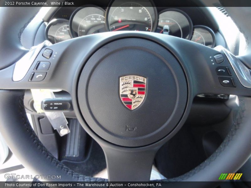 White / Black 2012 Porsche Cayenne