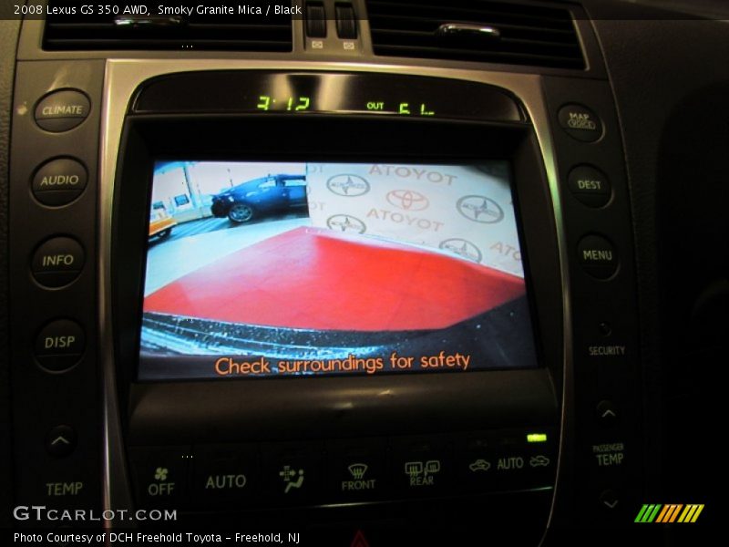 Smoky Granite Mica / Black 2008 Lexus GS 350 AWD