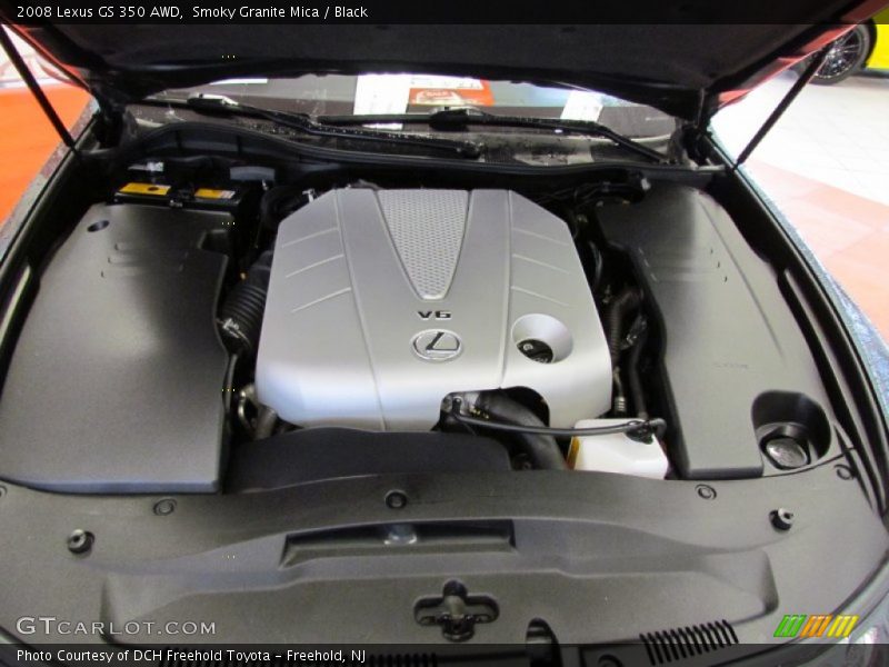 Smoky Granite Mica / Black 2008 Lexus GS 350 AWD