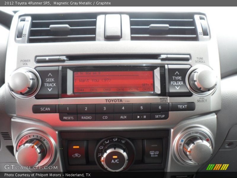 Magnetic Gray Metallic / Graphite 2012 Toyota 4Runner SR5