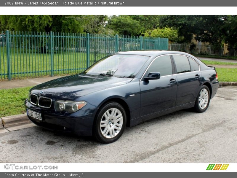 2002 BMW 7 Series 745i Sedan in Toledo Blue Metallic Photo No. 67624233