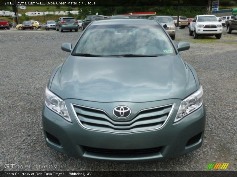 Aloe Green Metallic / Bisque 2011 Toyota Camry LE