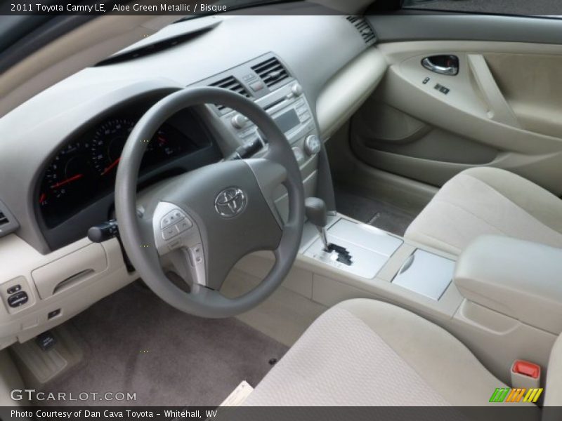 Aloe Green Metallic / Bisque 2011 Toyota Camry LE