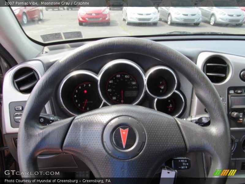 Moonstone Gray / Graphite 2007 Pontiac Vibe