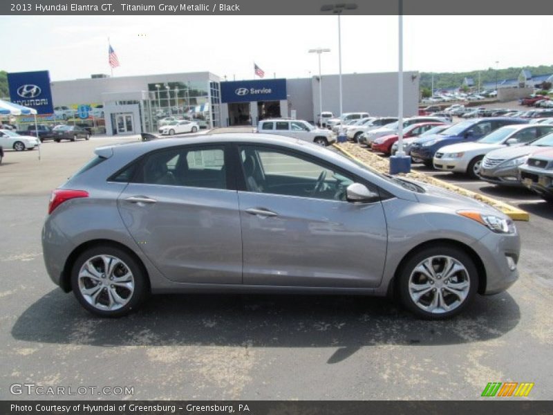 Titanium Gray Metallic / Black 2013 Hyundai Elantra GT