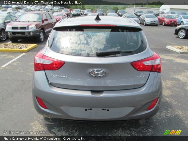 Titanium Gray Metallic / Black 2013 Hyundai Elantra GT