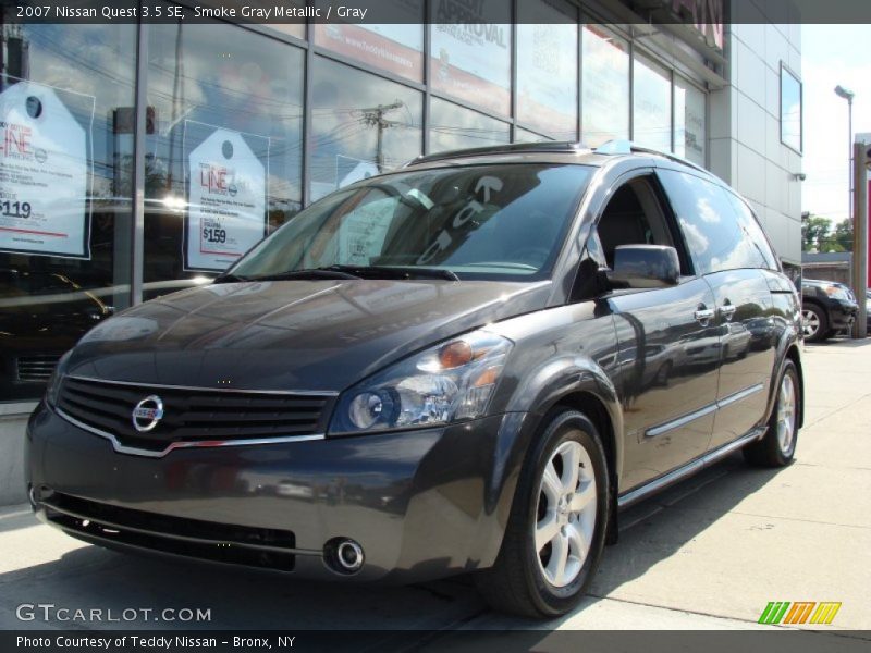 Smoke Gray Metallic / Gray 2007 Nissan Quest 3.5 SE