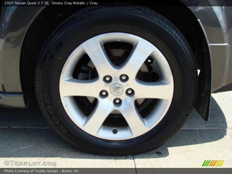 Smoke Gray Metallic / Gray 2007 Nissan Quest 3.5 SE