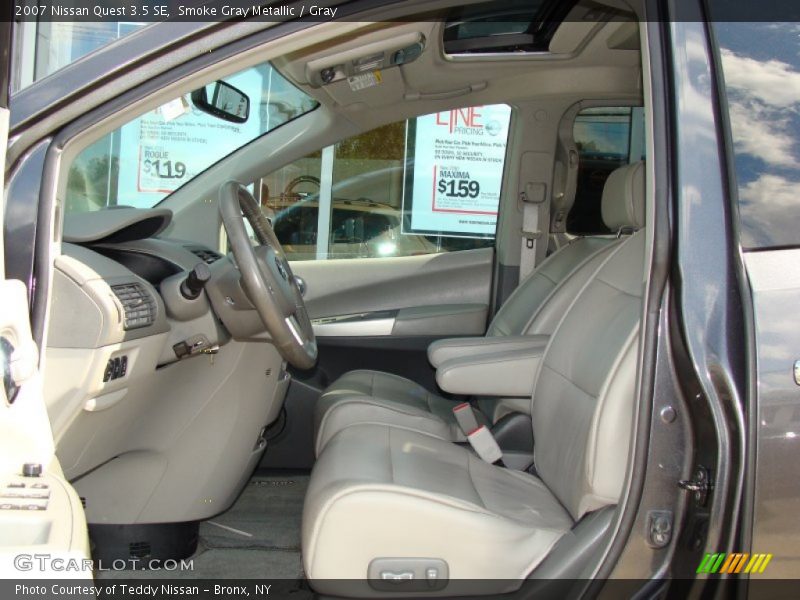 Smoke Gray Metallic / Gray 2007 Nissan Quest 3.5 SE