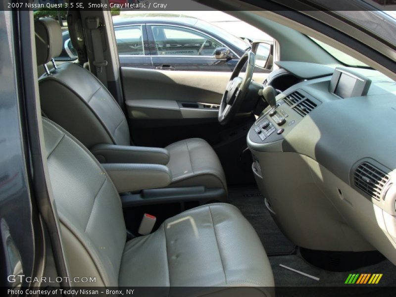 Smoke Gray Metallic / Gray 2007 Nissan Quest 3.5 SE