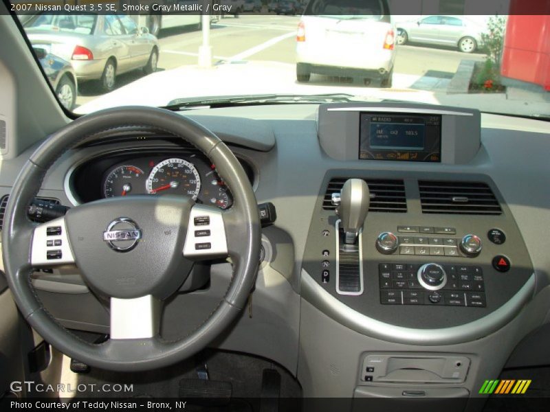 Smoke Gray Metallic / Gray 2007 Nissan Quest 3.5 SE