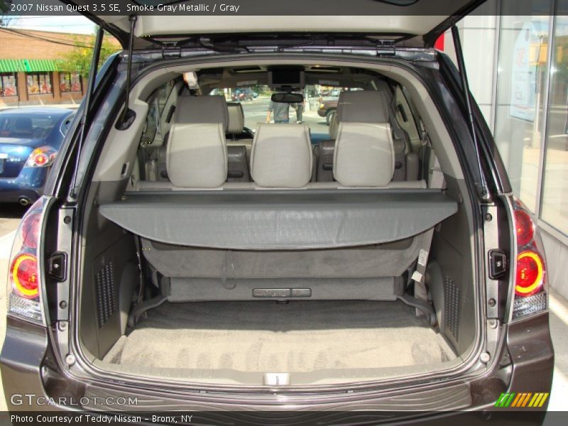 Smoke Gray Metallic / Gray 2007 Nissan Quest 3.5 SE