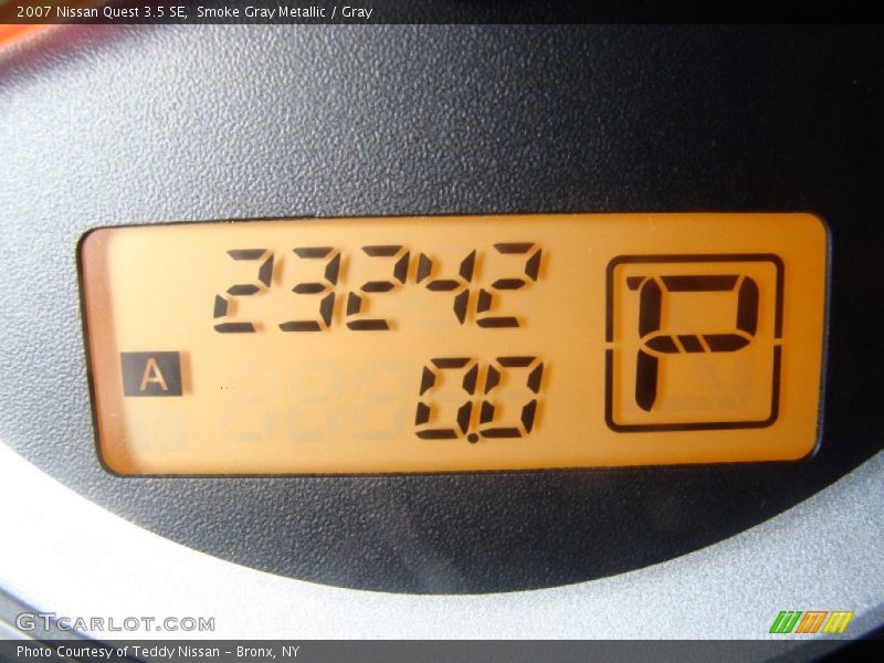 Smoke Gray Metallic / Gray 2007 Nissan Quest 3.5 SE
