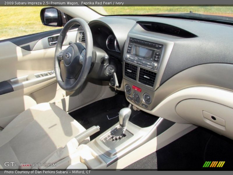 Paprika Red Pearl / Ivory 2009 Subaru Impreza 2.5i Premium Wagon