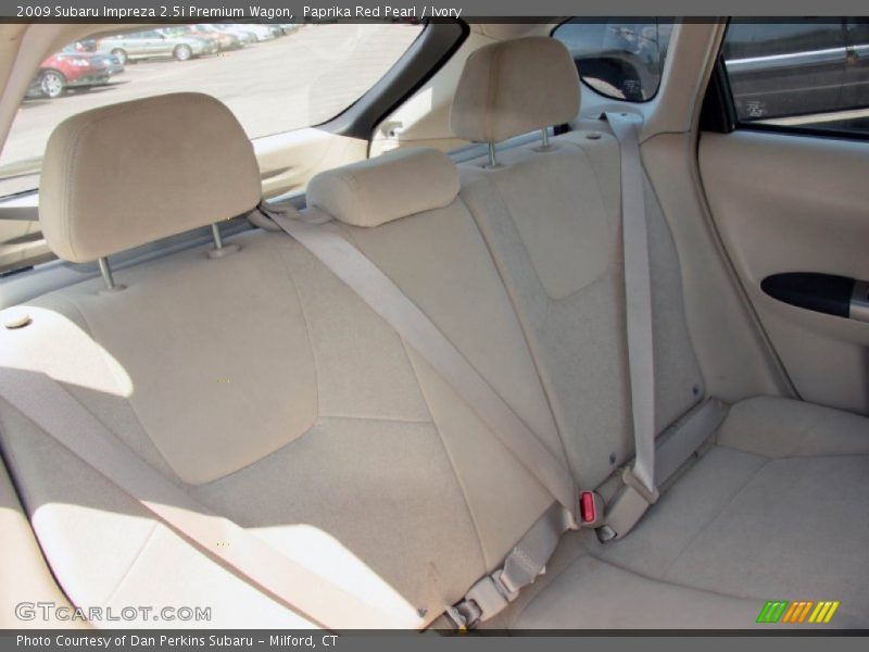 Paprika Red Pearl / Ivory 2009 Subaru Impreza 2.5i Premium Wagon