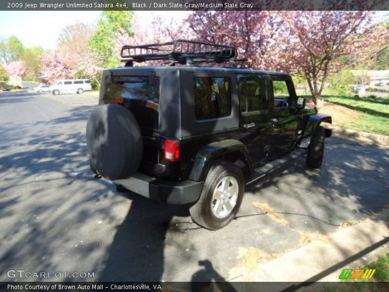 Black / Dark Slate Gray/Medium Slate Gray 2009 Jeep Wrangler Unlimited Sahara 4x4