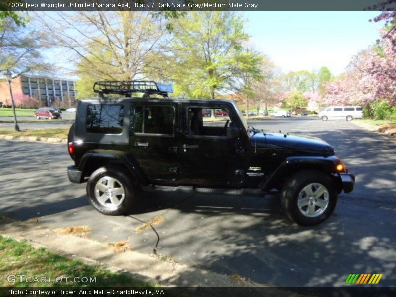 Black / Dark Slate Gray/Medium Slate Gray 2009 Jeep Wrangler Unlimited Sahara 4x4