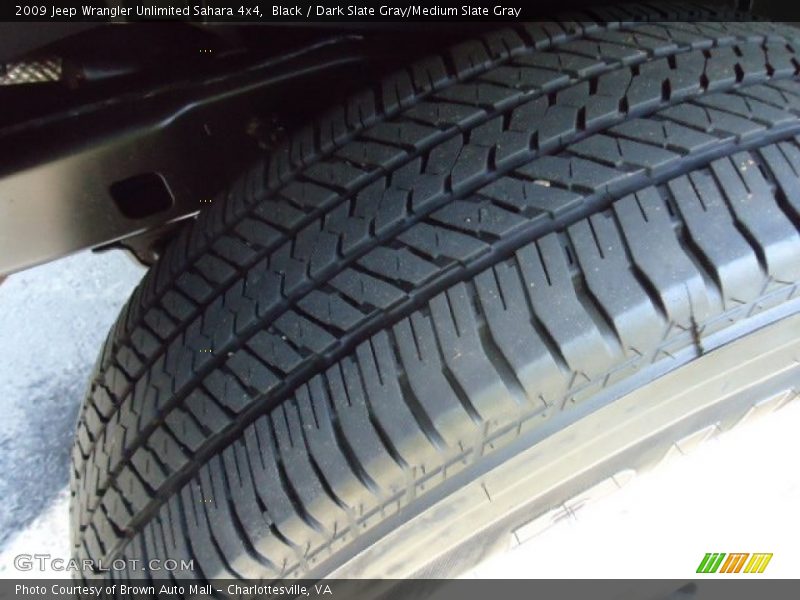 Black / Dark Slate Gray/Medium Slate Gray 2009 Jeep Wrangler Unlimited Sahara 4x4