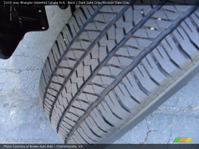 Black / Dark Slate Gray/Medium Slate Gray 2009 Jeep Wrangler Unlimited Sahara 4x4